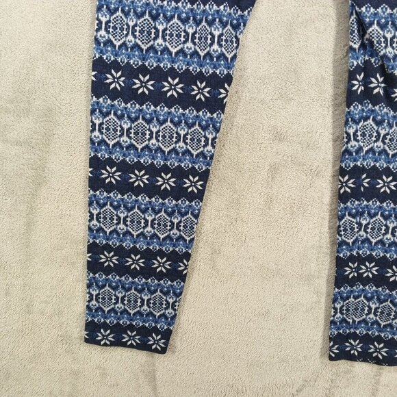 PINK REPUBLIC Holiday Legging Size XL(16-18)Geometric Floral Knit Casual - Picture 10 of 12